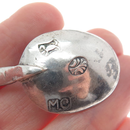 RINZE JANS SPAANSTRA 833 Silver Antique 19th Century Dutch Coffee Spoon