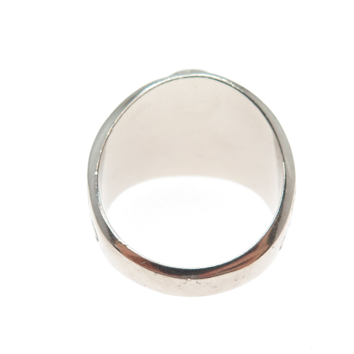 REED Sterling Silver Vintage 1996 Lab-Created Ruby Dreyfus School Ring Size 8.75