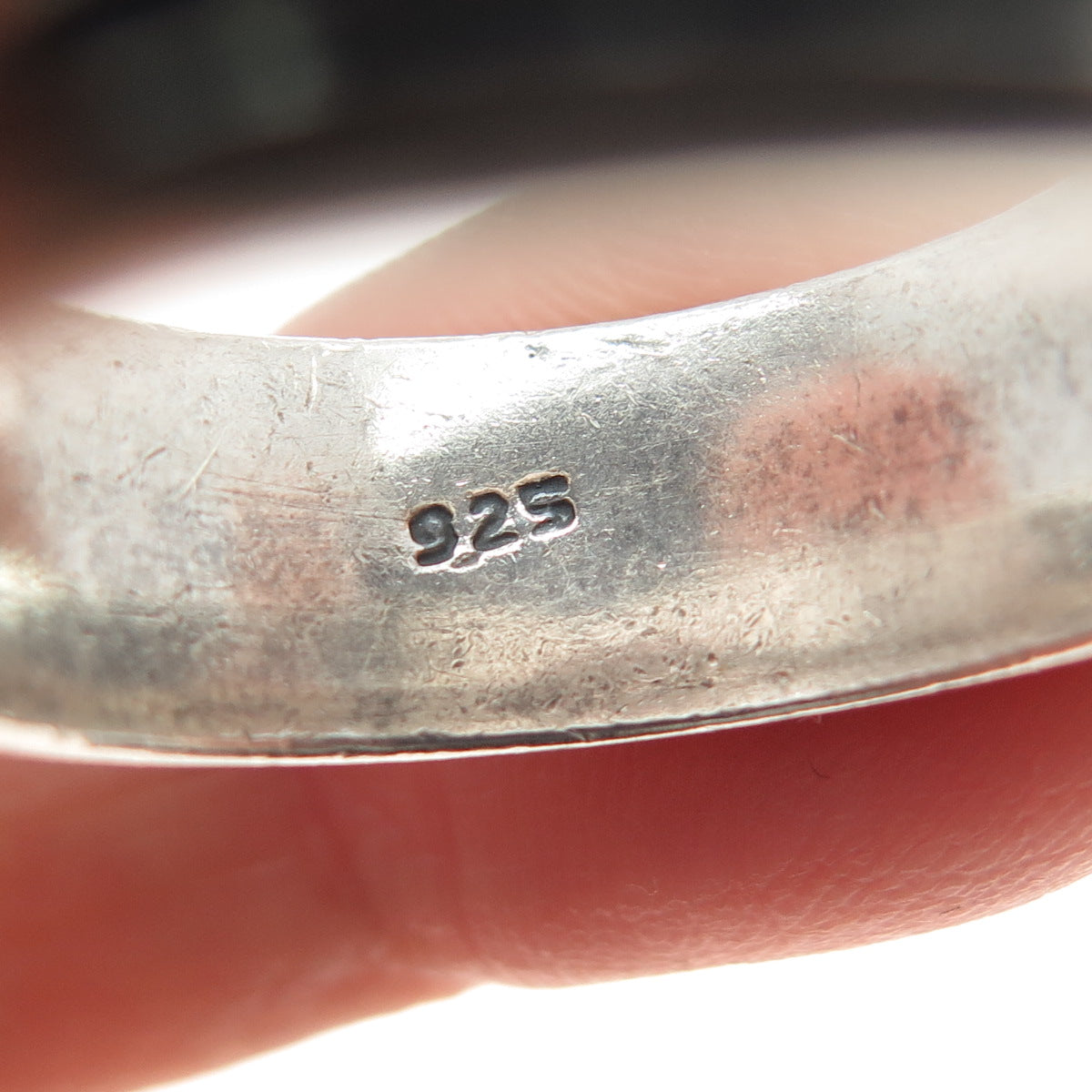 925 Sterling Silver Vintage Celtic Knot Rotating Oxidized Band Ring Size 11.75