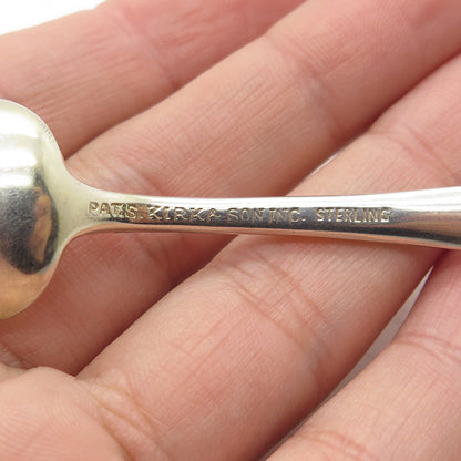 KIRK STIEFF 925 Sterling Silver Antique Art Deco 1927 Calvert Salt Spices Spoon