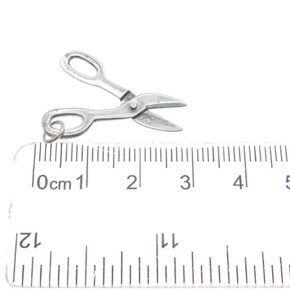 MAISELS INDIAN TRADING Sterling Silver Vintage Movable Scissors Charm Pendant