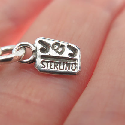 JBJ Jorie Browder Sterling Silver Vintage Bracelet / Necklace Slide Lock Clasp