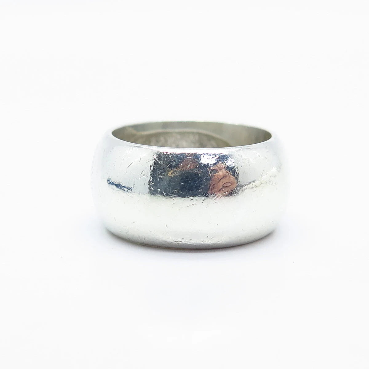 925 Sterling Silver Vintage Etched Band Ring Size 6