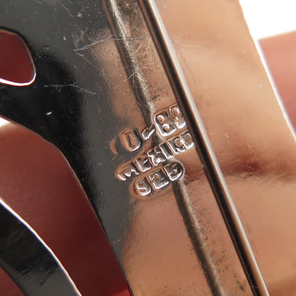 925 Sterling Silver 2-Tone Vintage Mexico Golf Club Pin Brooch