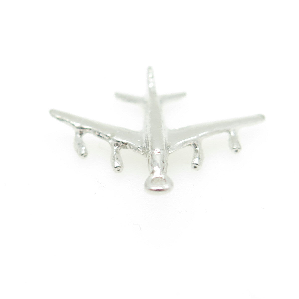 925 Sterling Silver Vintage Airplane Pendant