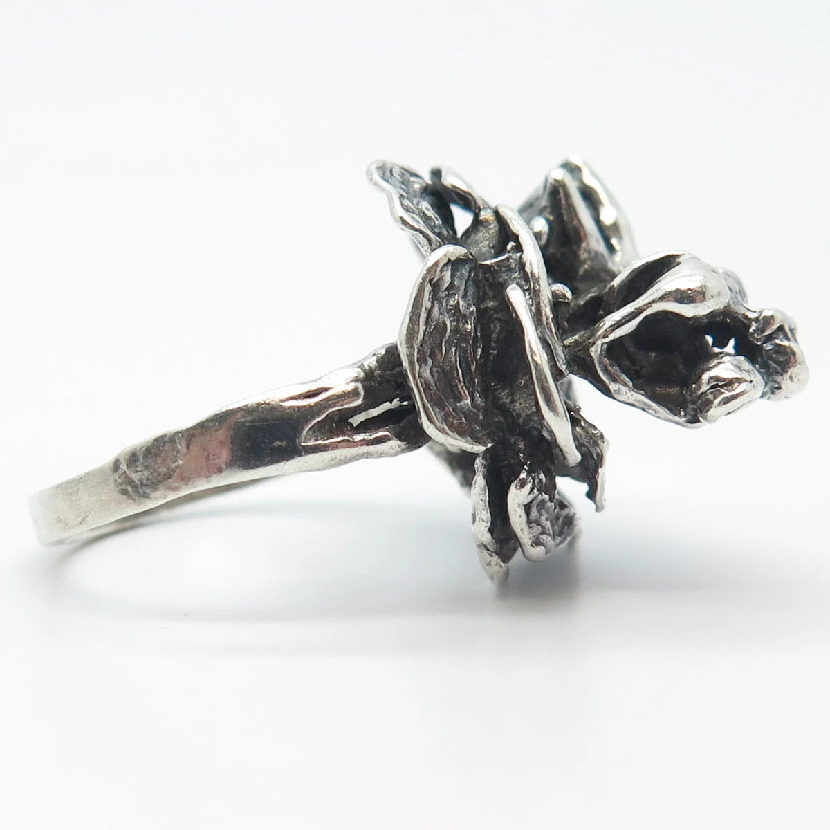 925 Sterling Silver Vintage Man & Woman In Love Ring Size 7