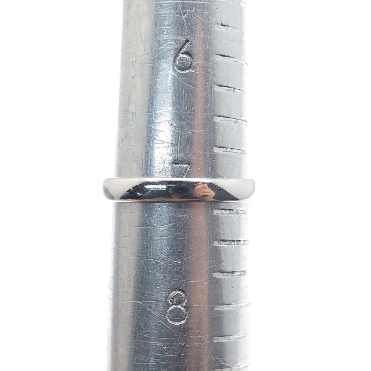 925 Sterling Silver Round-Cut C Z Engagement Ring Size 7.25