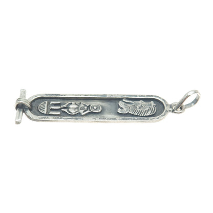 800 Silver Vintage Egypt Pharaoh Cartouche Pendant