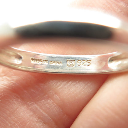 925 Sterling Silver Vintage Michelle Albala Classic Band Ring Size 8