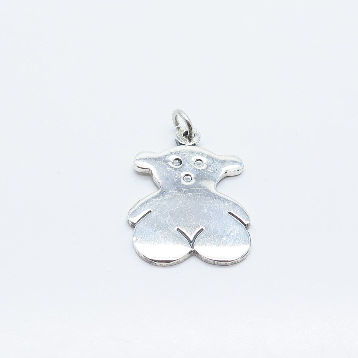 950 Silver Vintage Bear Pendant