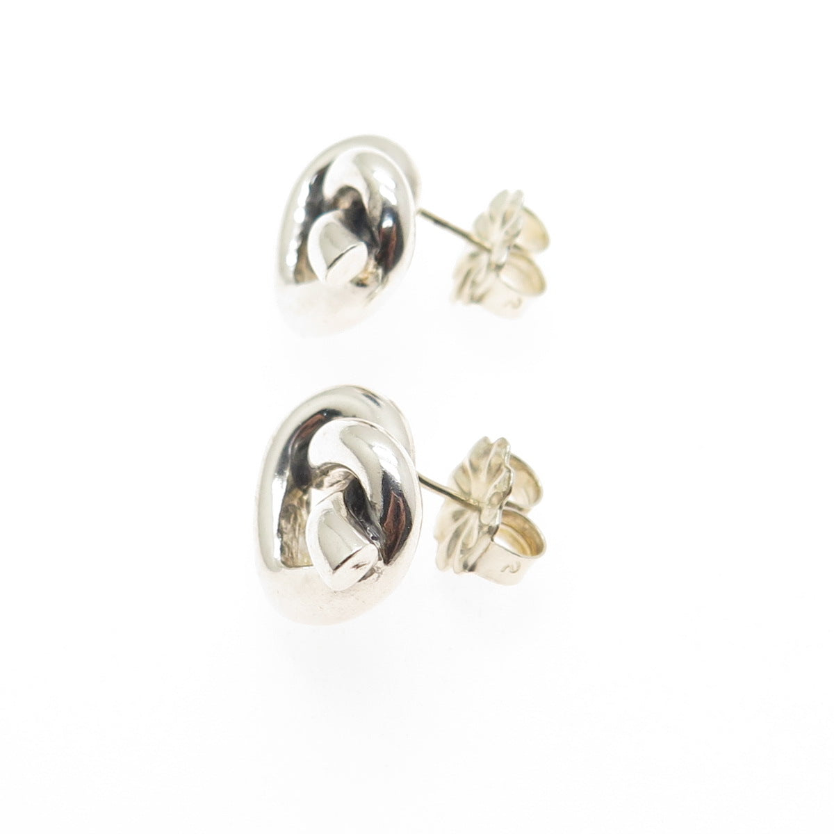 MMA Metropolitan Museum of Art 925 Sterling Silver Vintage Heart Knot Earrings
