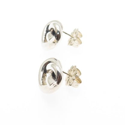 MMA Metropolitan Museum of Art 925 Sterling Silver Vintage Heart Knot Earrings