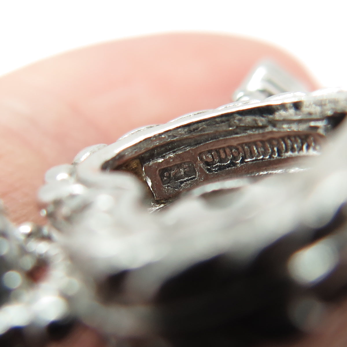 JUDITH RIPKA 925 Sterling Silver Round-Cut Shaped C Z Heart Boho Dangle Earrings