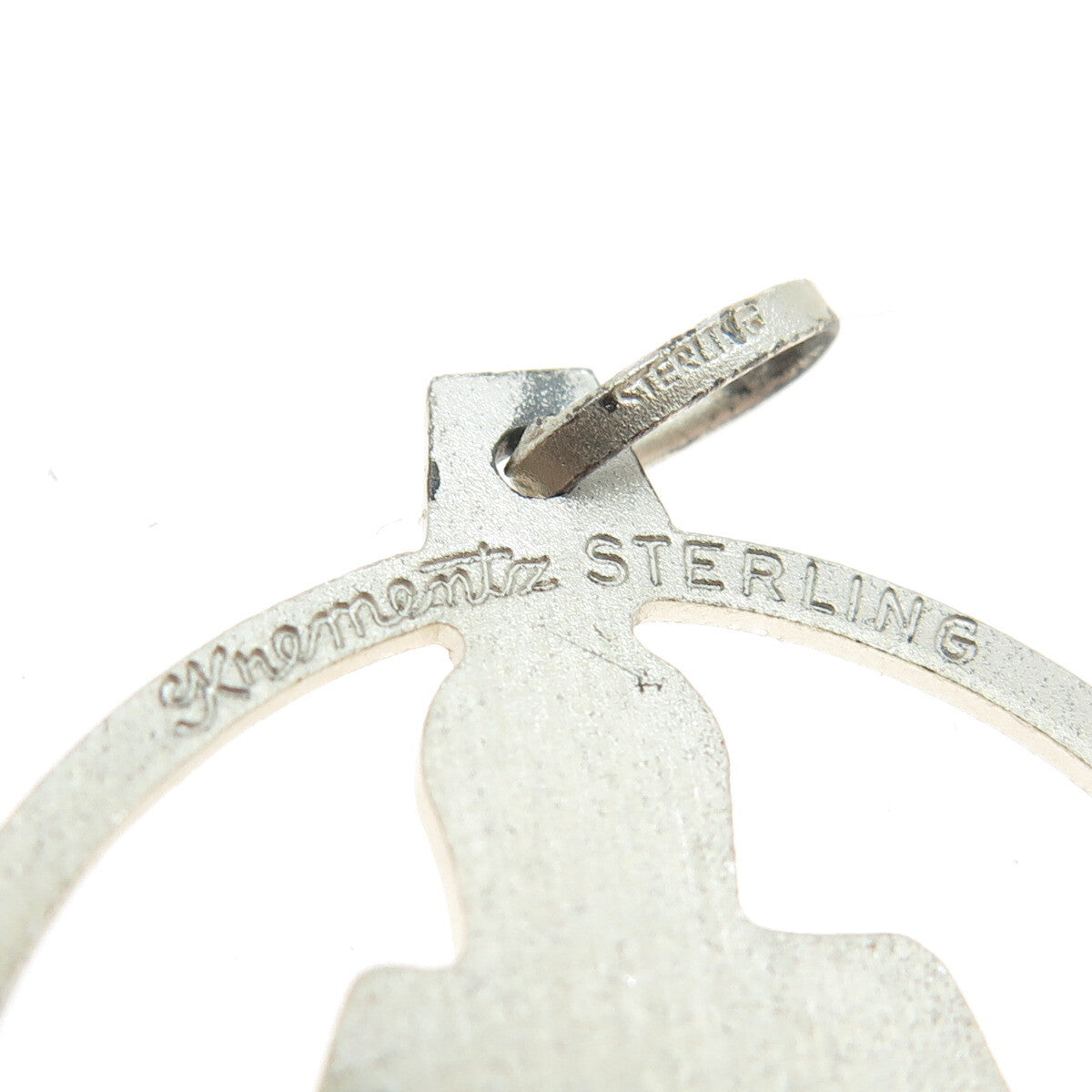 KREMENTZ 925 Sterling Silver Vintage Germany Aquarius Zodiac Sign Pendant