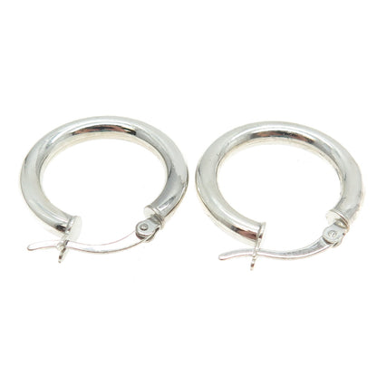 925 Sterling Silver Hoop Earrings