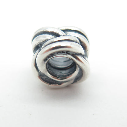 PANDORA 925 Sterling Silver Forget Me Knot Bead Charm