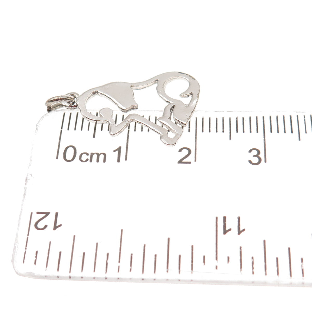 Jacoby Bender 925 Sterling Silver Vintage Puppy Dog Mini Charm Pendant