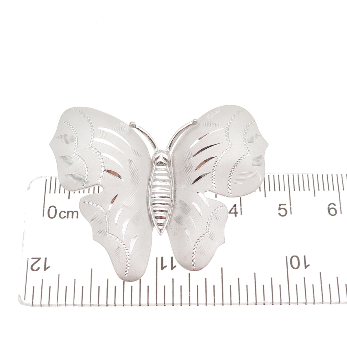 Theda 925 Sterling Silver Vintage Butterfly Pin Brooch