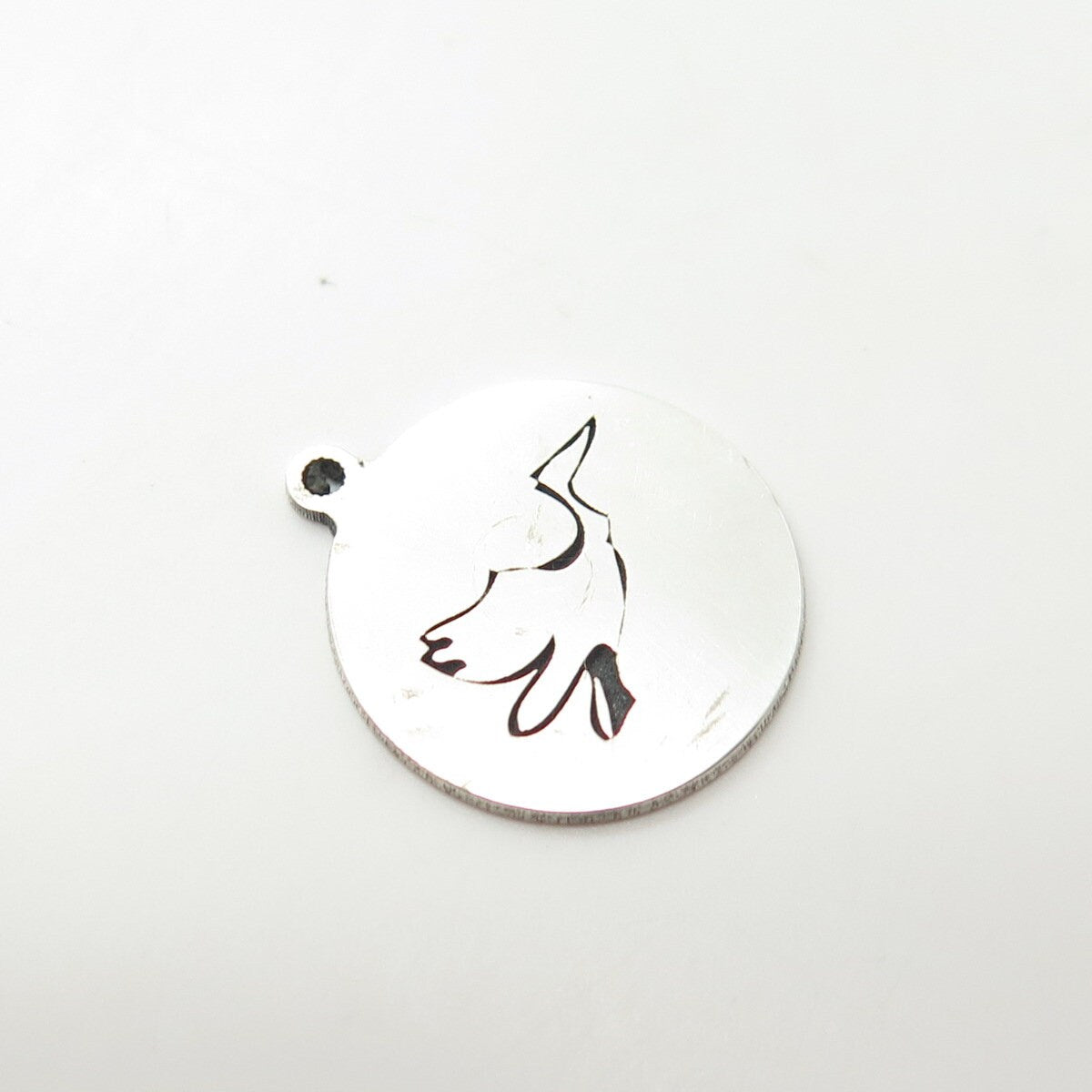 925 Sterling Silver USA Two In Town Flying Bird Charm Pendant