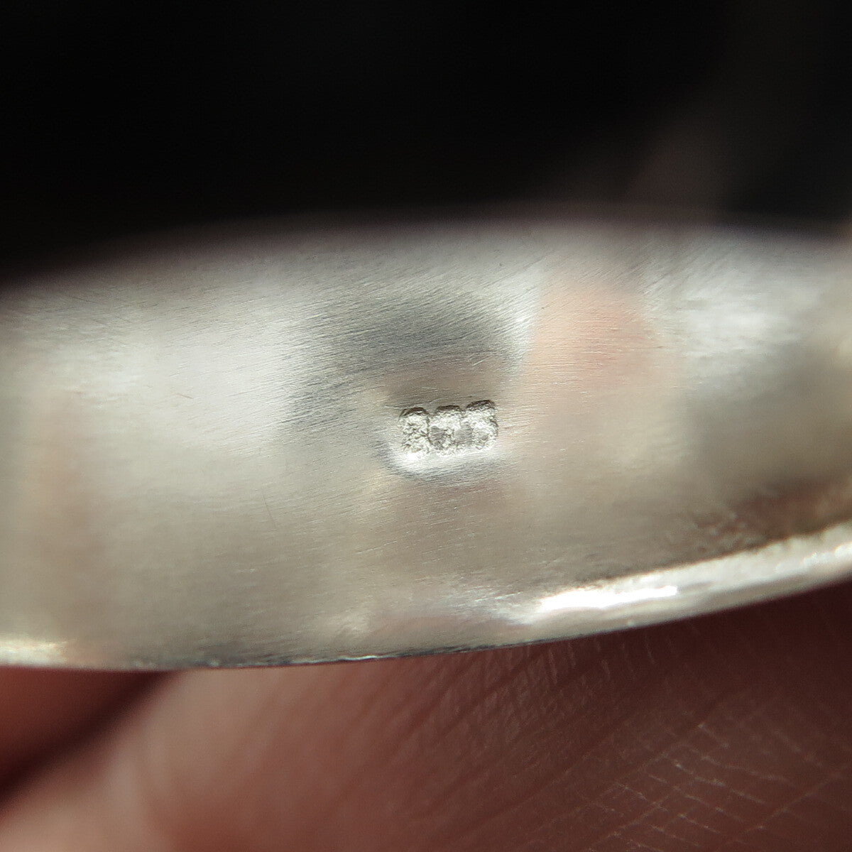925 Sterling Silver Vintage Buffalo Modernist Shadow Box Band Ring Size 10.75