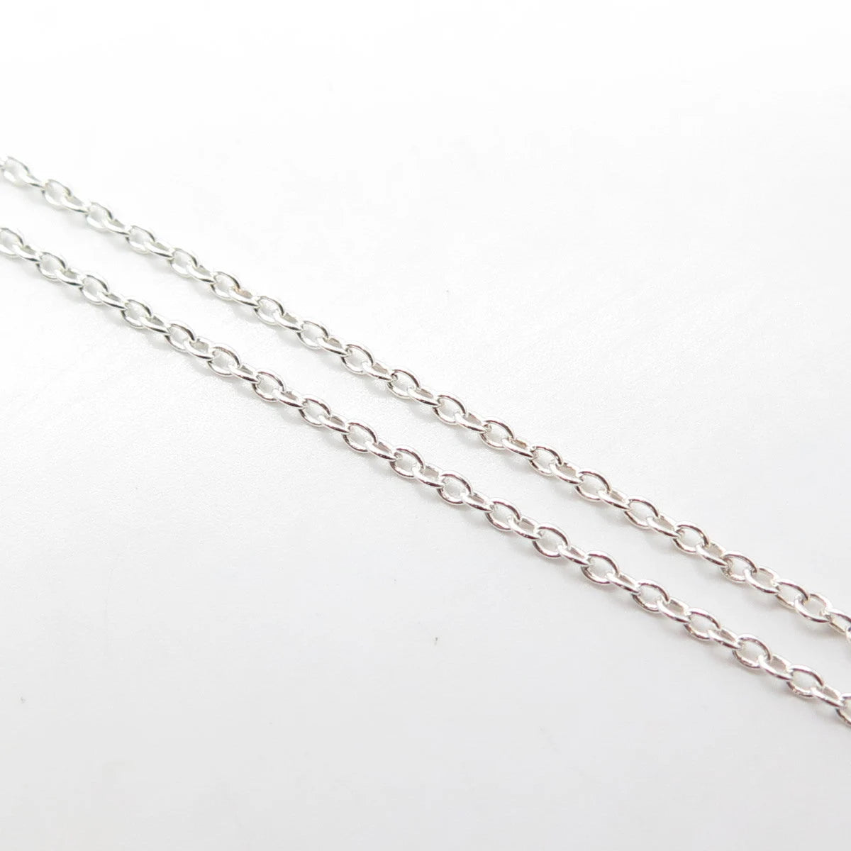 925 Sterling Silver Real Turquoise Gemstone Engraved Rolo Chain Necklace 20"
