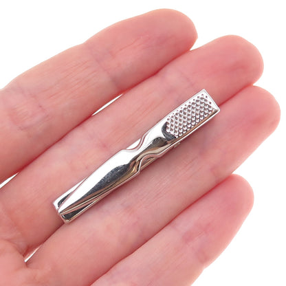 Amita 925 Sterling Silver 2-Tone Antique Art Deco Japanese Mount Fuji Tie Clip