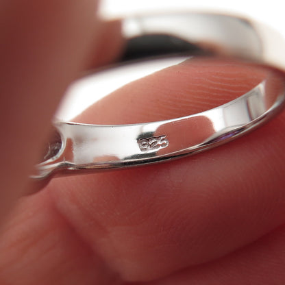 925 Sterling Silver Lavender C Z Ring Size 7