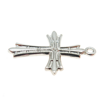 925 Sterling Silver Vintage Cross Pendant