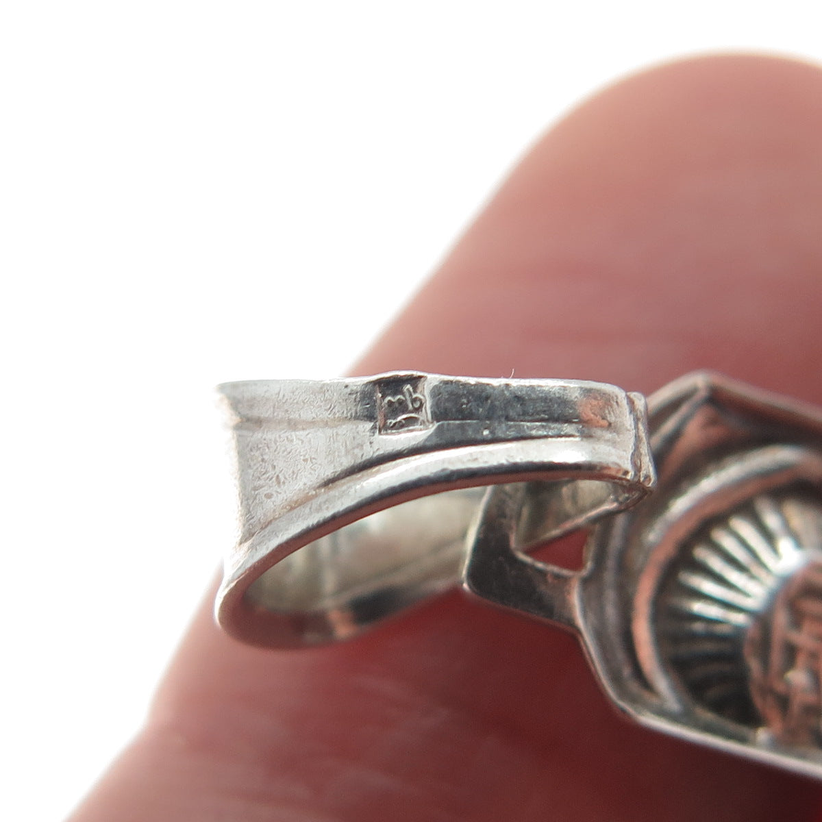 800 Silver Vintage Egypt Cross Pendant