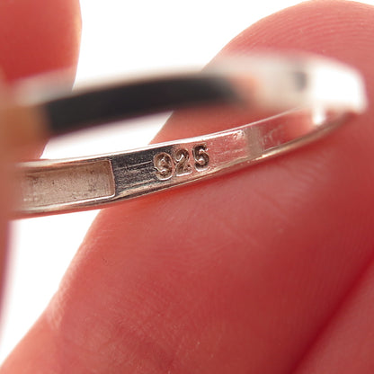 925 Sterling Silver Vintage Cross Ring Size 8