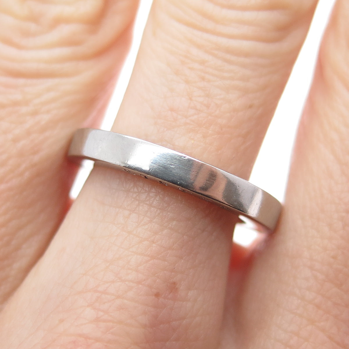 925 Sterling Silver Vintage Sister Circle of Life Ring Size 6.5
