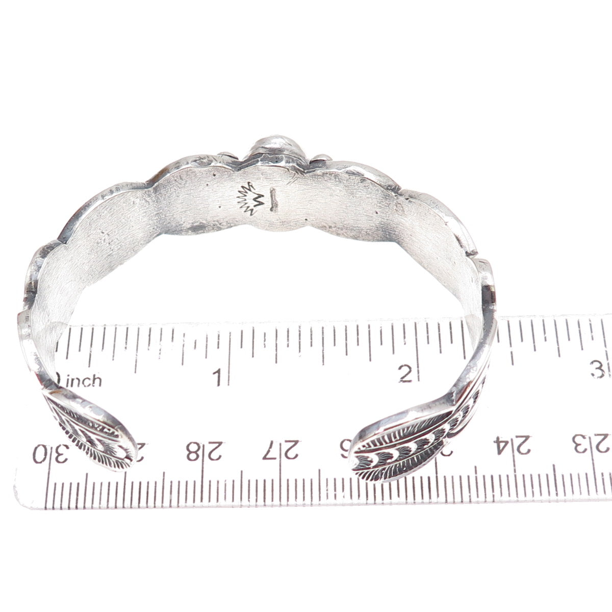 Old Pawn 925 Sterling Silver Vintage Southwestern Lapis Adjustable Bracelet 6"