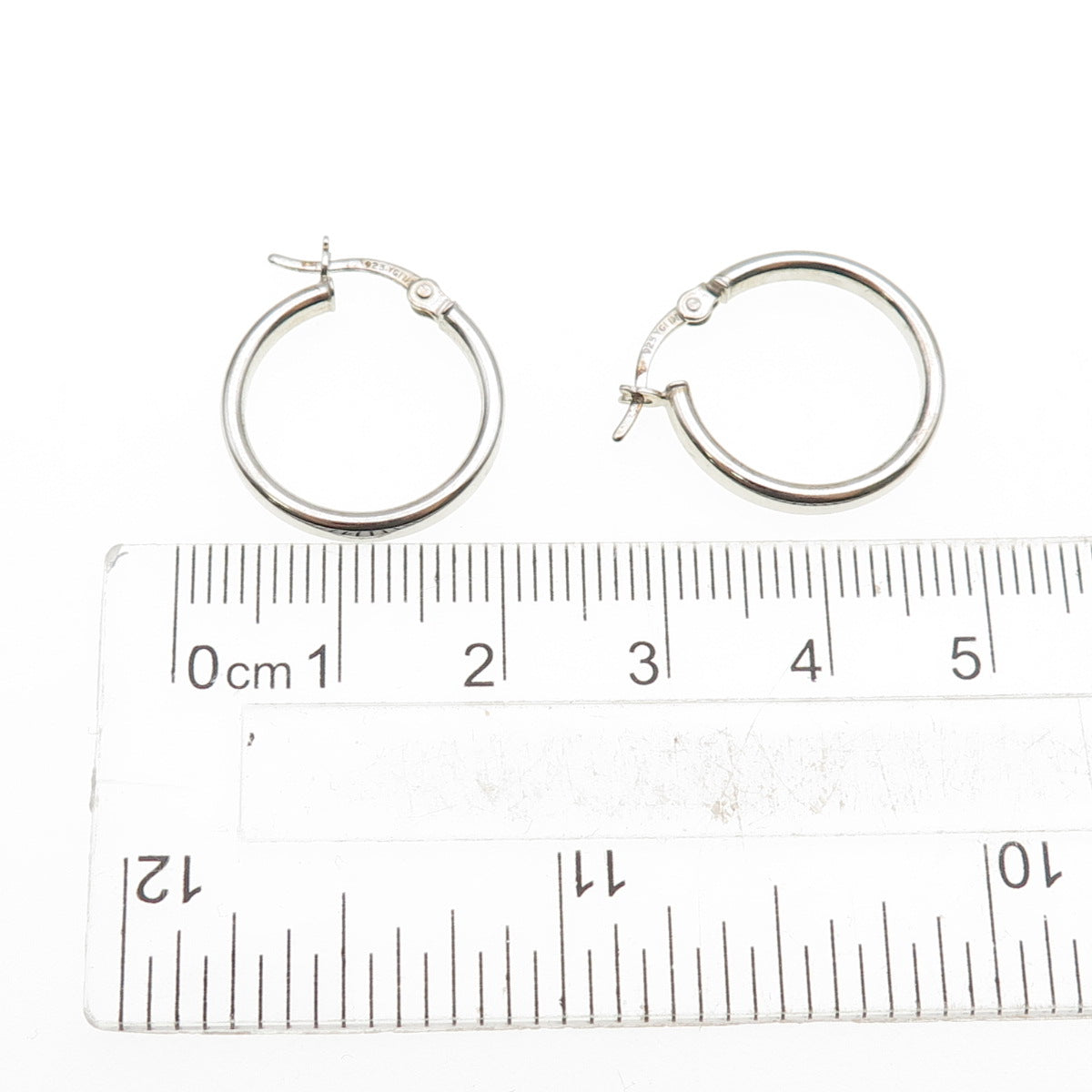 925 Sterling Silver Hoop Earrings