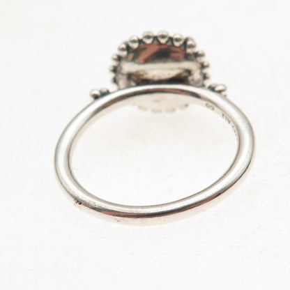 Pandora 925 Sterling Silver Crystal Midnight Star Ring Size 8.5