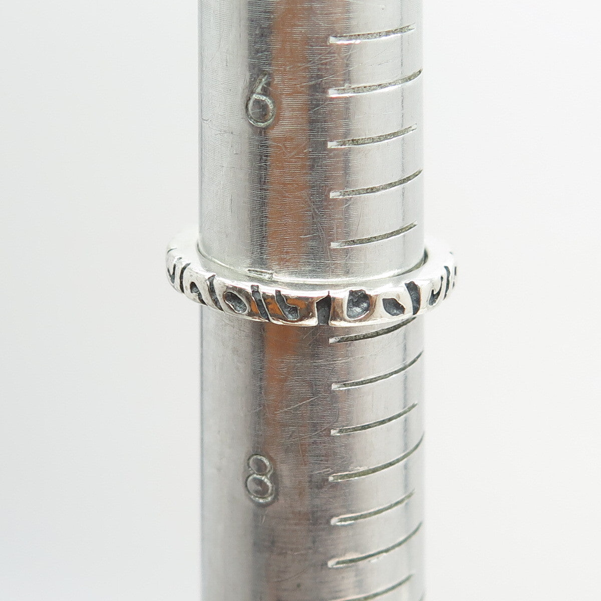SILPADA 925 Sterling Silver Vintage Modernist Band Ring Size 7.25