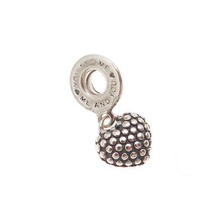 PANDORA Sterling Silver Enamel You & Me Piece of My Heart Mother Dangle Charm