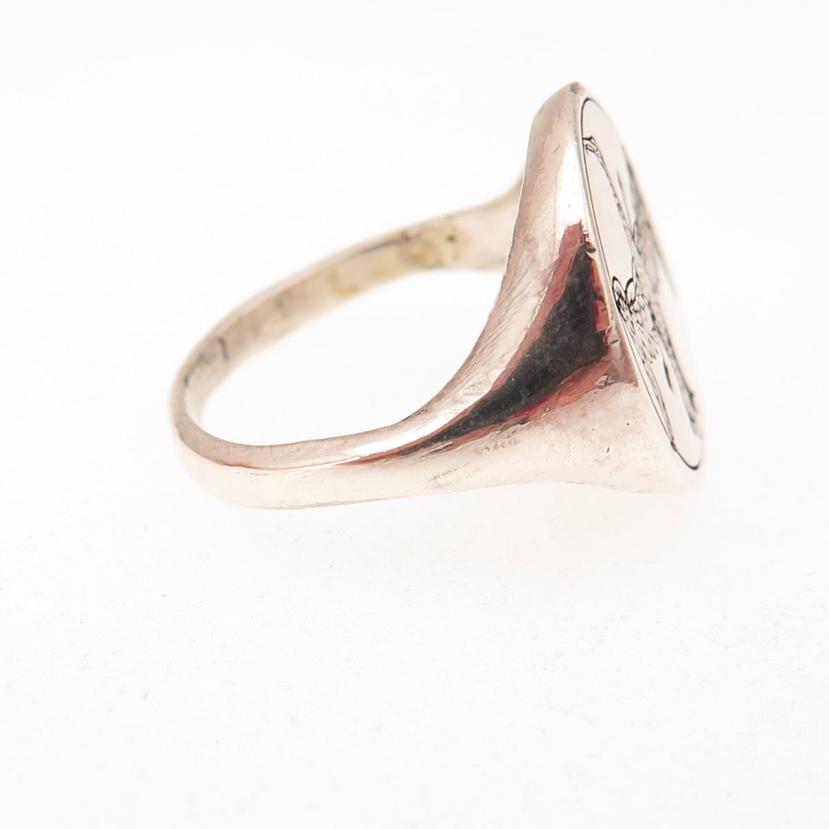 925 Sterling Silver Vintage The Great Wandering Albatross Bird Ring Size 6.5