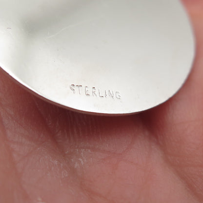 925 Sterling Silver Vintage Rhinestone Santa Merry Christmas Charm Pendant