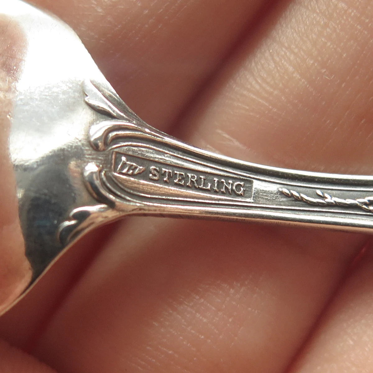 925 Sterling Silver Antique Watson States & Cities Newport RI. Demitasse Spoon