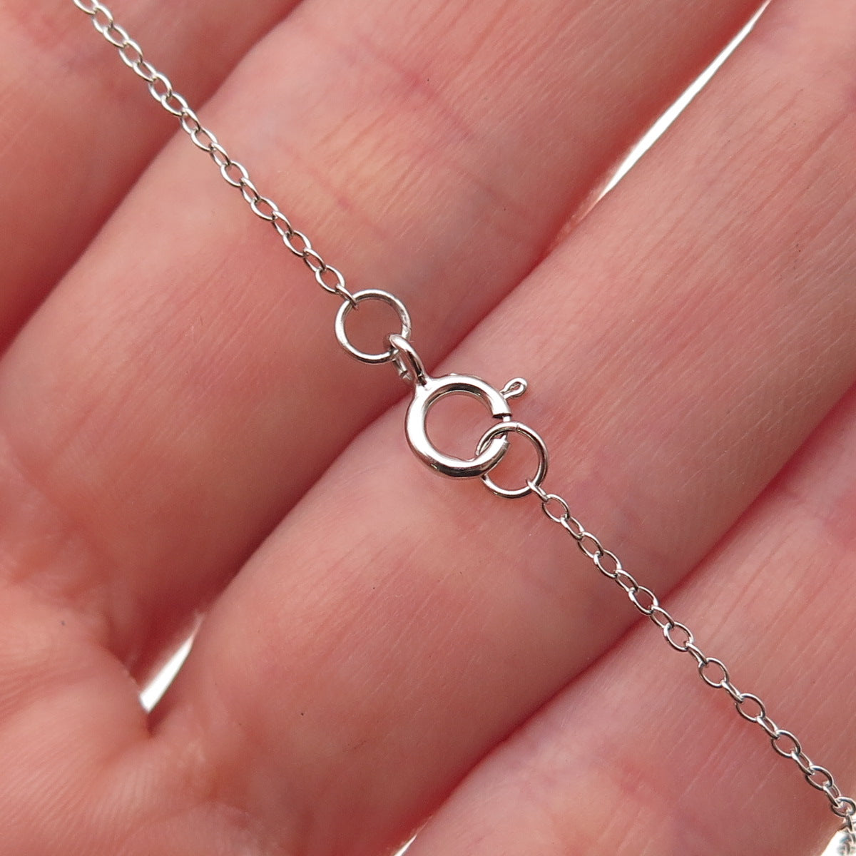 925 Sterling Silver Round-Cut Canary C Z Cable Chain Necklace 16-18"