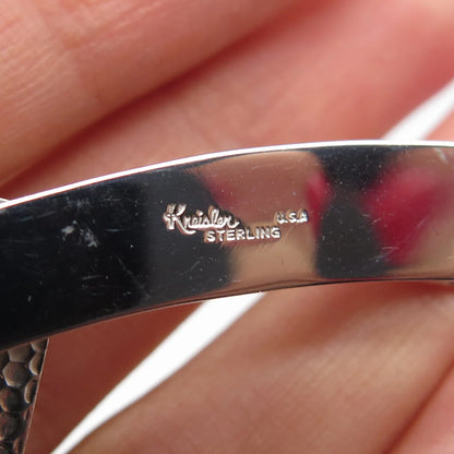 925 Sterling Silver Vintage USA Kreisler Dog Tie Clip