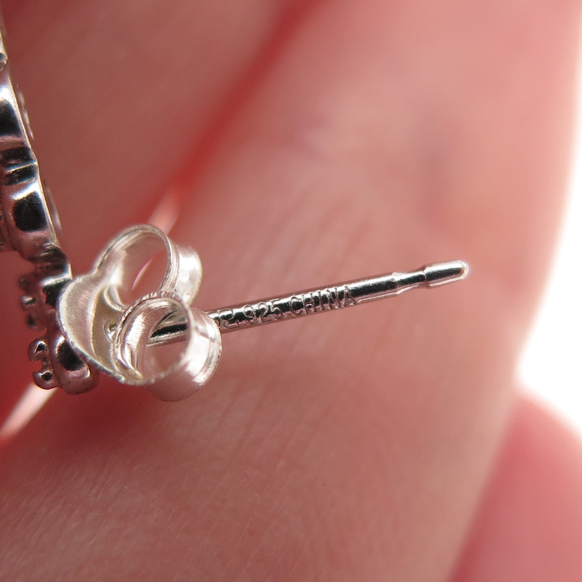 Ross Simons 925 Sterling Silver Real Amethyst Drop Earrings