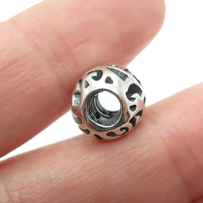 CHAMILIA 925 Sterling Silver Ornate Bead Charm