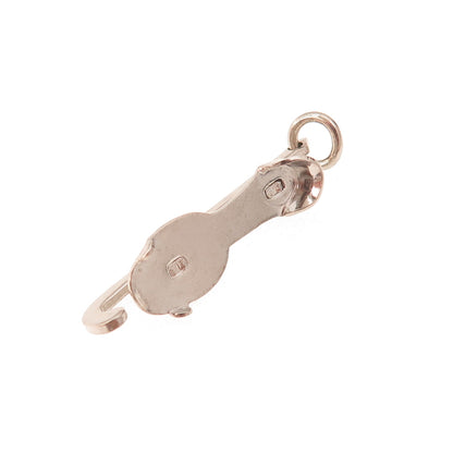 925 Sterling Silver Vintage Ice Skating Shoe 3D Charm Pendant