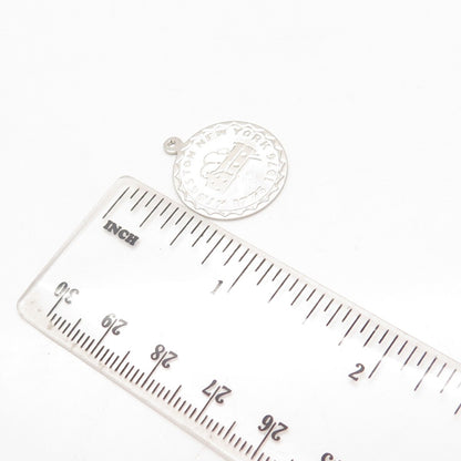 925 Sterling Silver Vintage Kingston New York 1776 - 1976 Round Pendant
