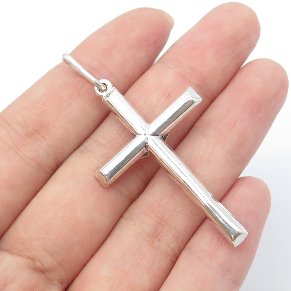 925 Sterling Silver Vintage Crucifix Cross Pendant