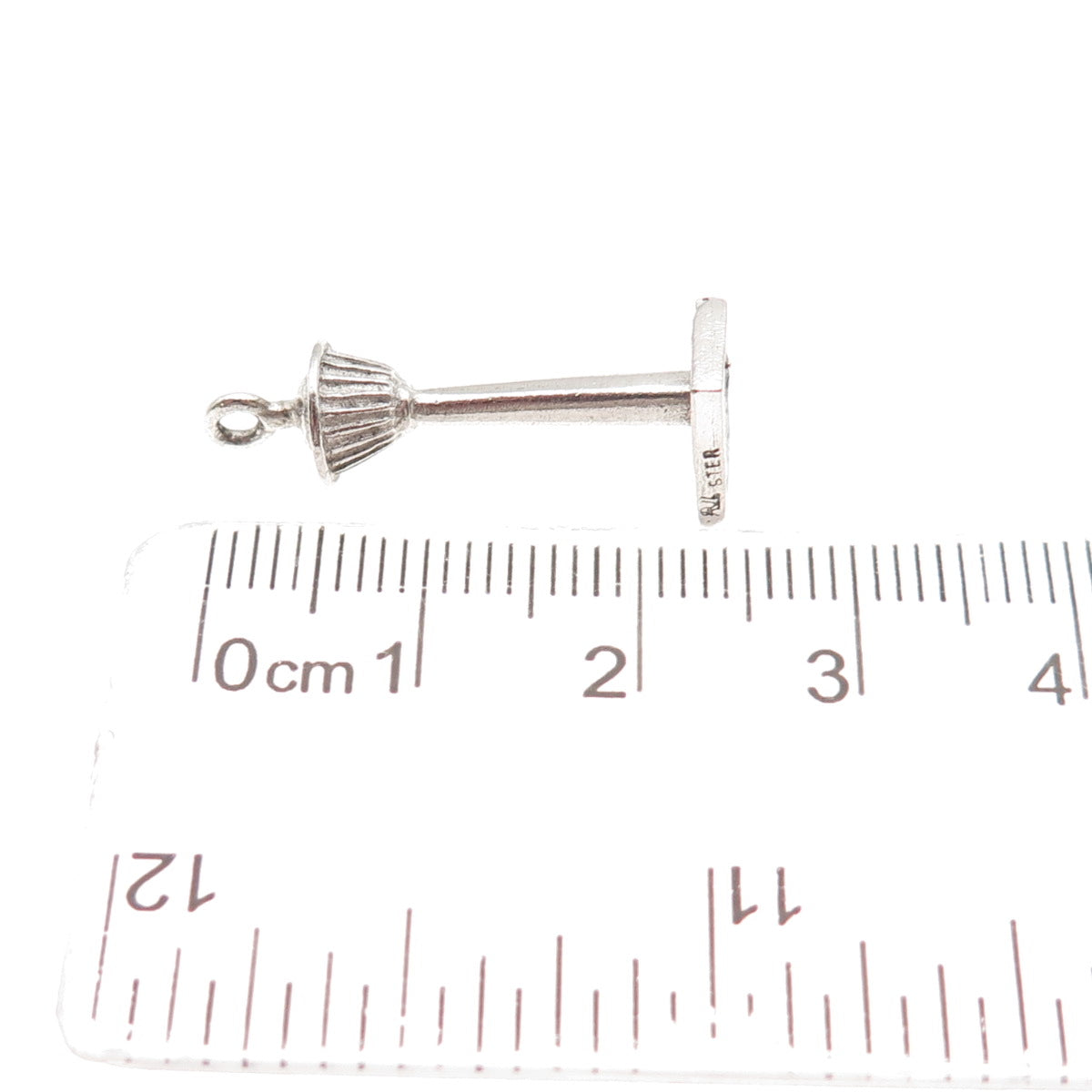 REMBRANDT RJL 925 Sterling Silver Vintage Calgary Tower 3D Mini Charm Pendant