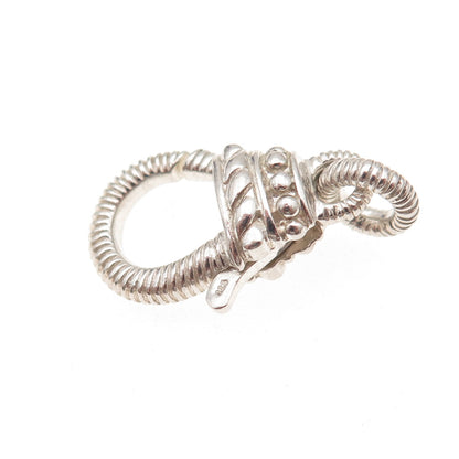 Judith Ripka 925 Sterling Silver Bracelet / Necklace Lobster Claw Lock Clasp