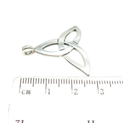 D M K 925 Sterling Silver Vintage 1987 Dublin Triquetra Celtic Pendant