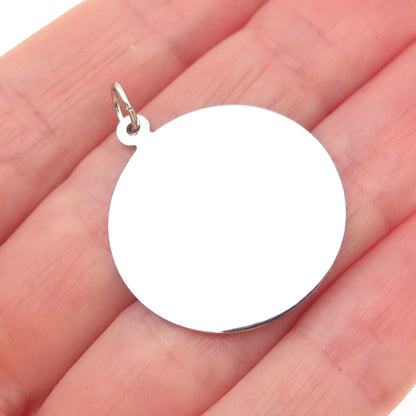 JAY POSON 925 Sterling Silver Vintage A Date To Remember Charm Pendant